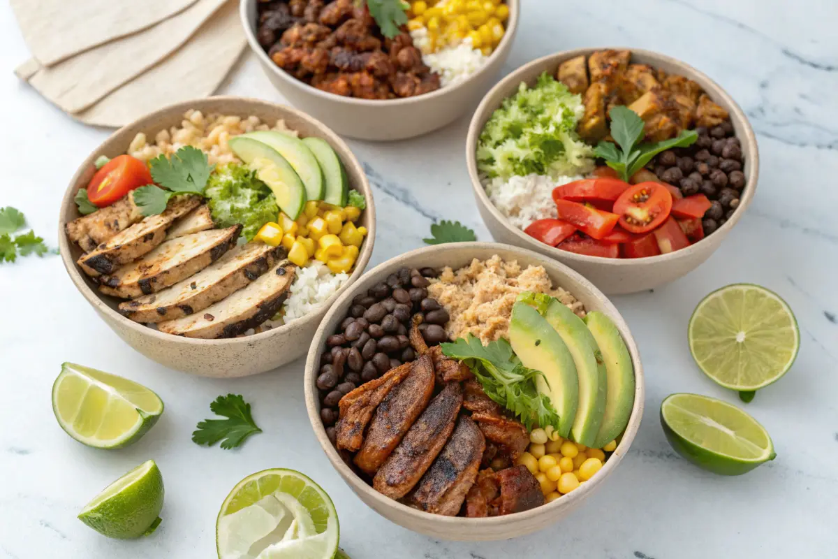 Chipotle Burrito Bowl Protein Options