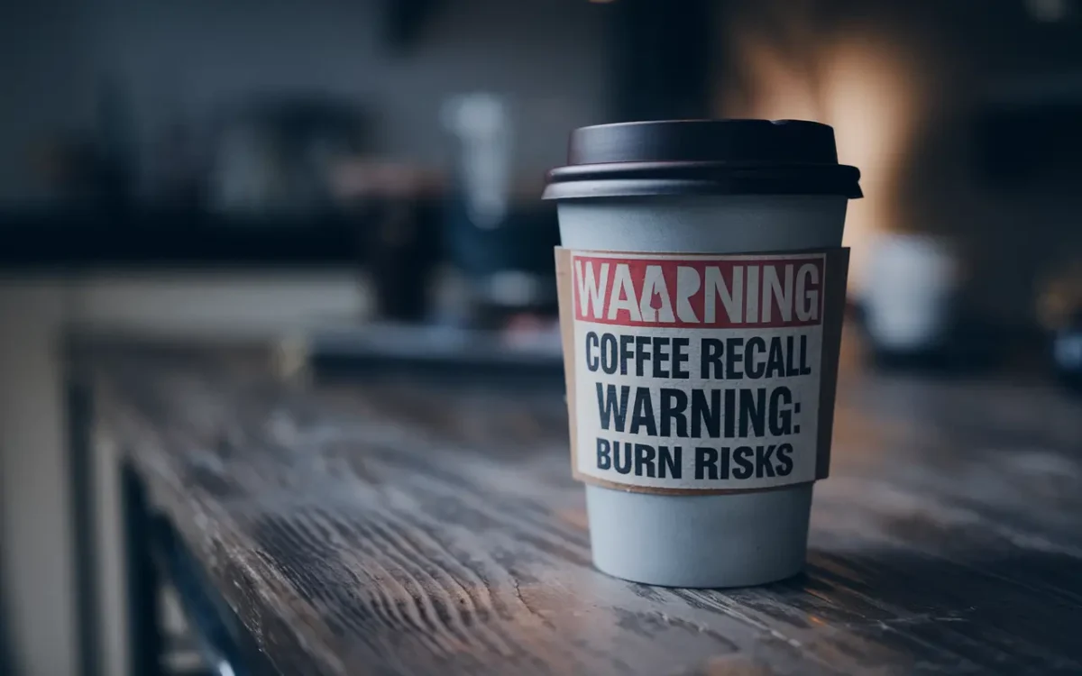 coffee recalled warning on table