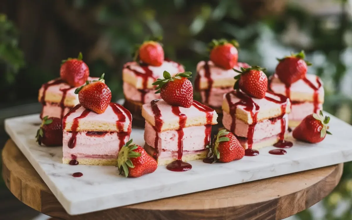 Strawberry shortcake ice cream sandwich ideas
