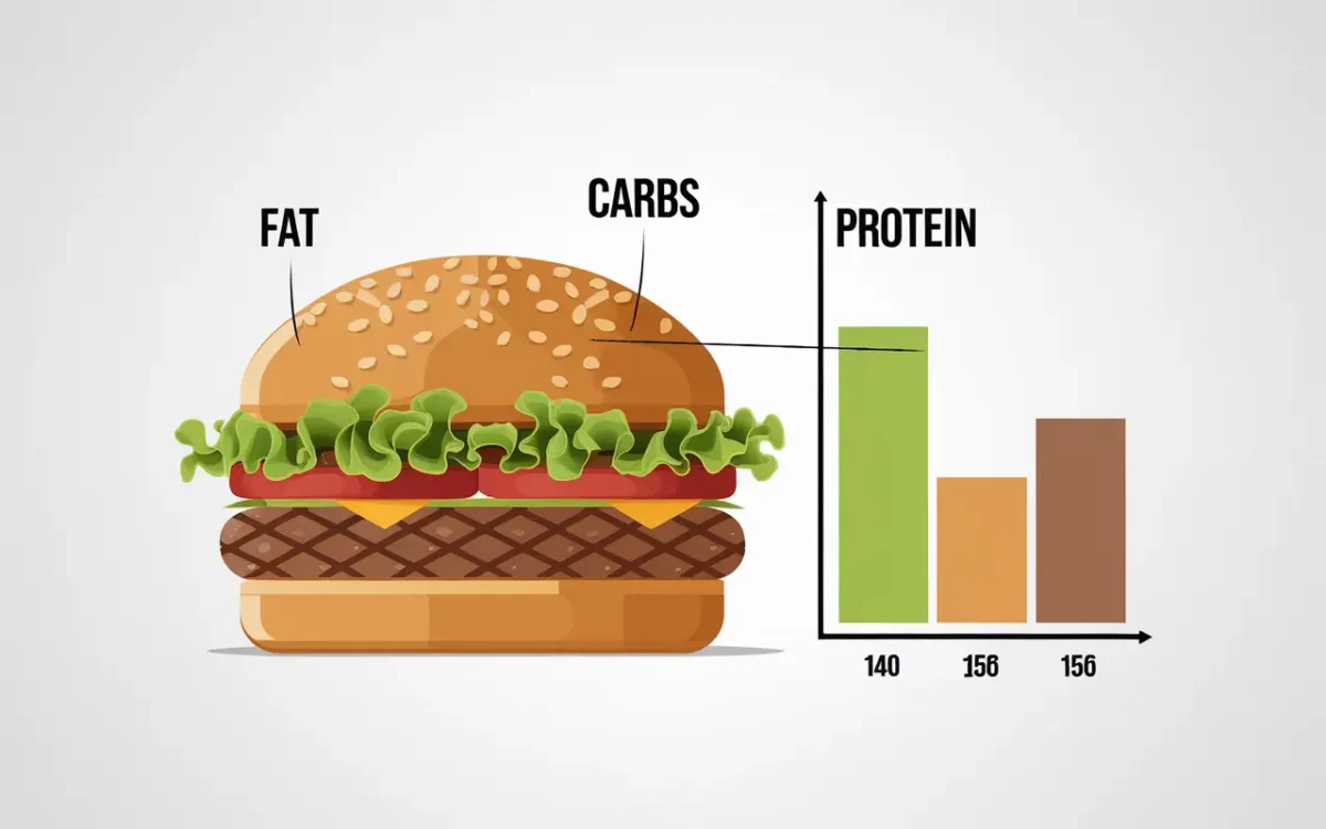 Whopper Macronutrient Breakdown Chart