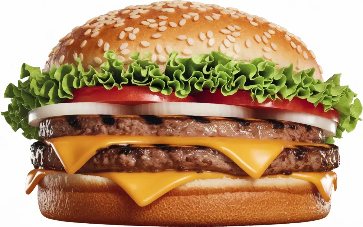 Whopper burger from Burger King's lunch menu