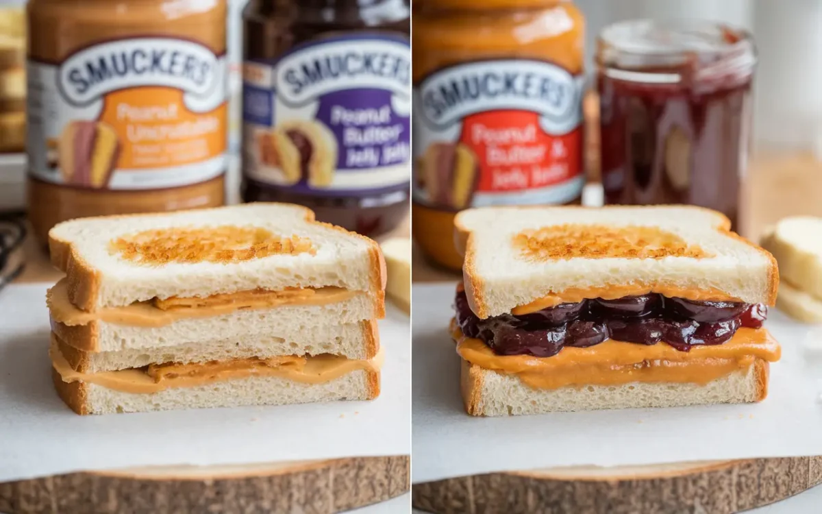Smuckers Uncrustables vs homemade PB&J