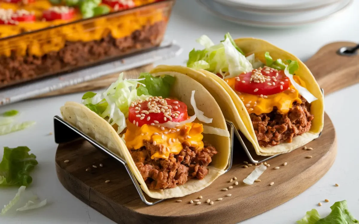 Big Mac casserole taco variation