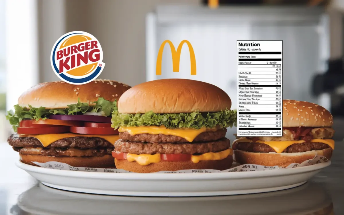 Burger calorie comparison Whopper vs Big Mac