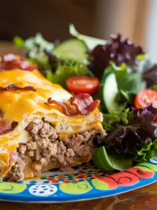 Keto Cheeseburger Casserole Recipe