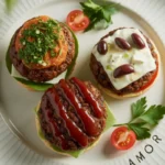 Flavorful variations of soybean burgers