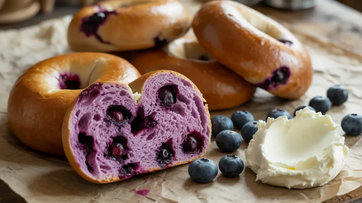 The Best Sourdough Blueberry Bagels Recipe