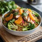 Creative variations of ramen slaw broccoli