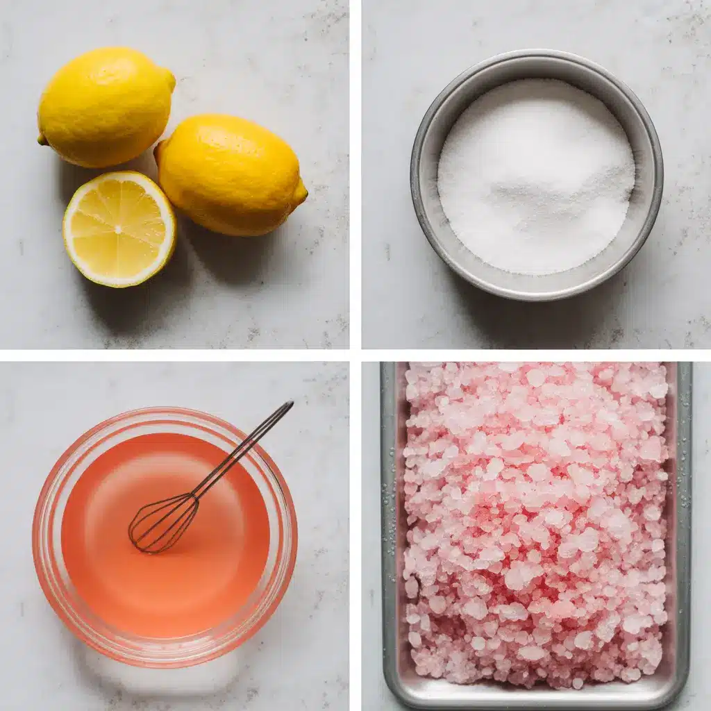 how to make japanese pink salt ice cubes