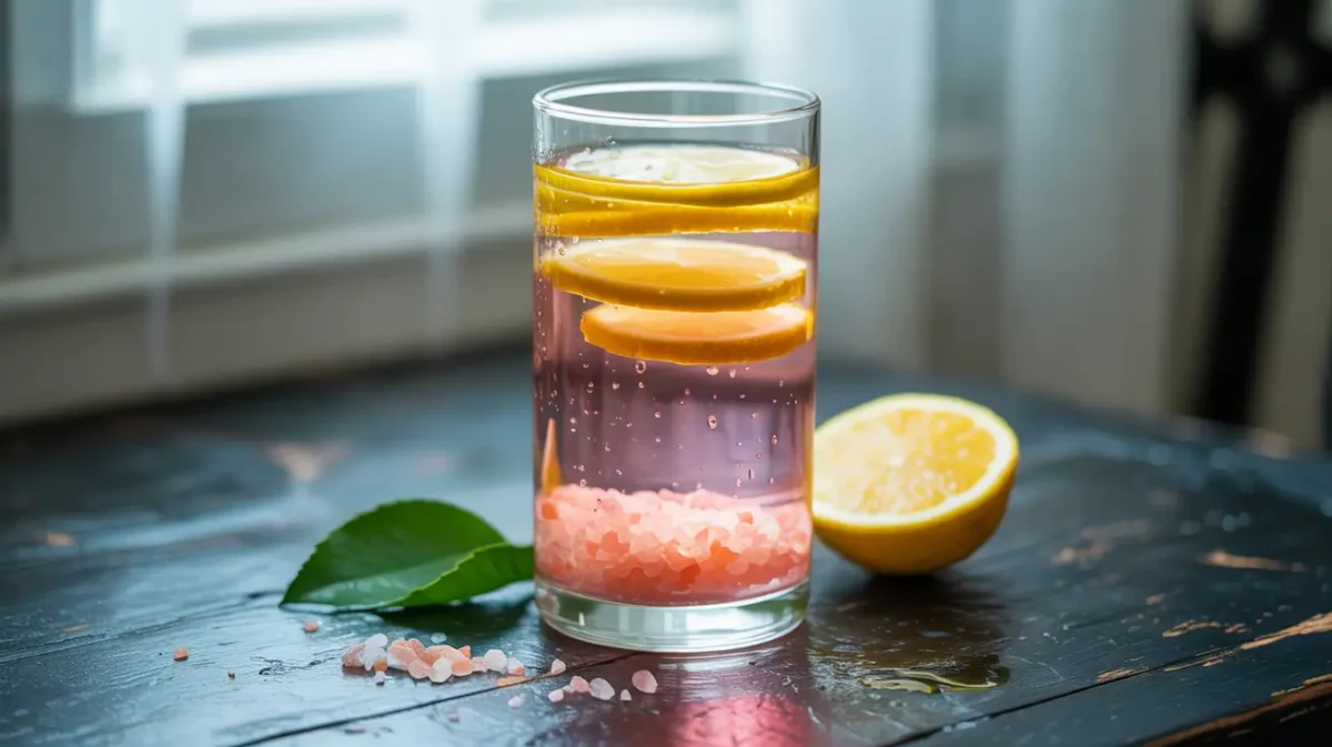 pink salt detox drink for weight loss