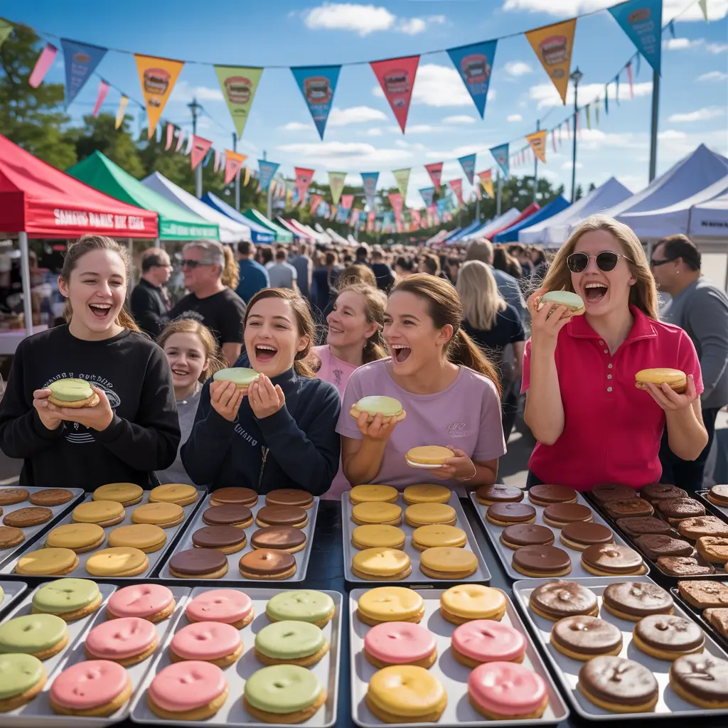Maine Whoopie Pie Festival celebration crowd