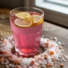 Pink salt trick recipe for weight loss with lemon and water
