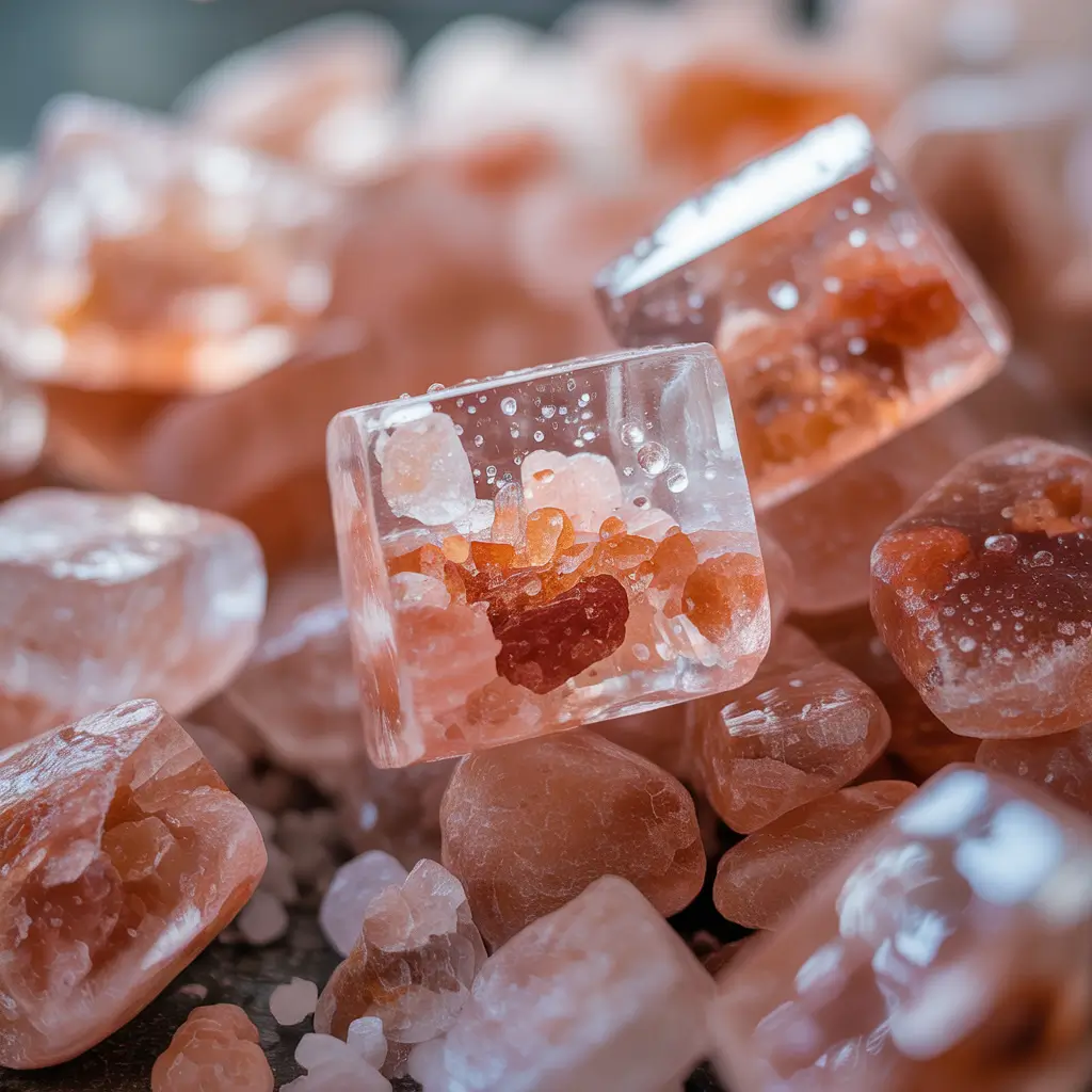 pink Tibetan salt