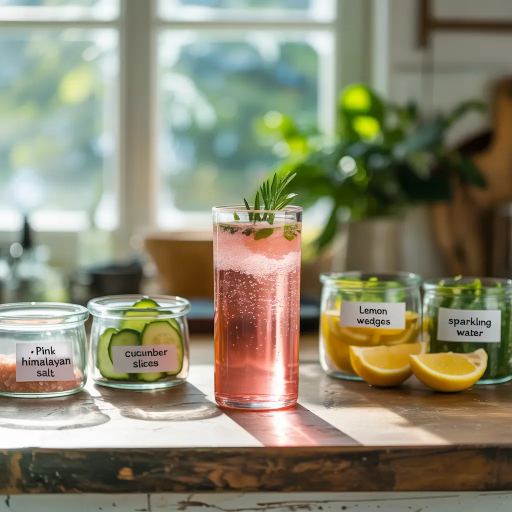 japanese pink salt diet drink