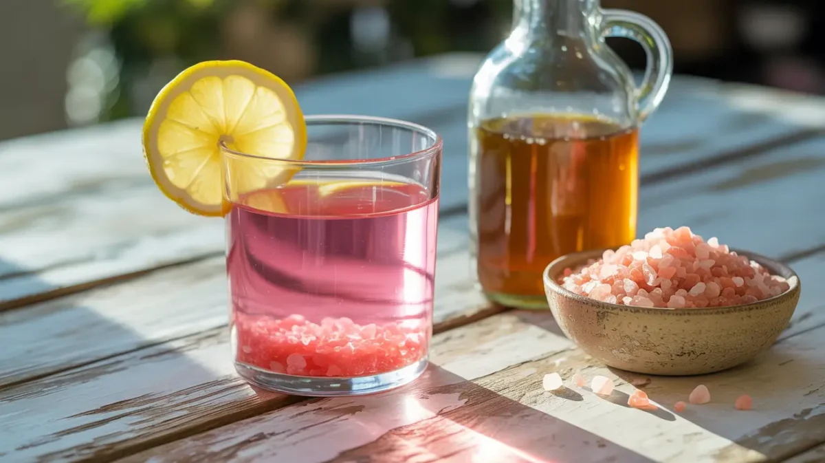 japanese pink salt diet drink detox recipe