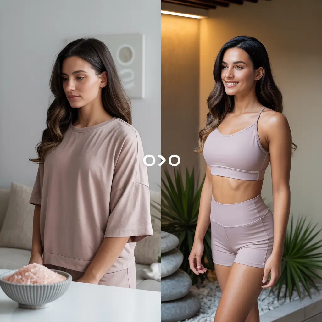 Natural weight loss results from pink salt diet