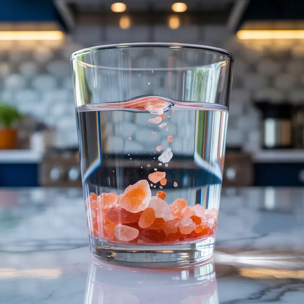 pink Himalayan salt dissolving for japanese pink salt hack