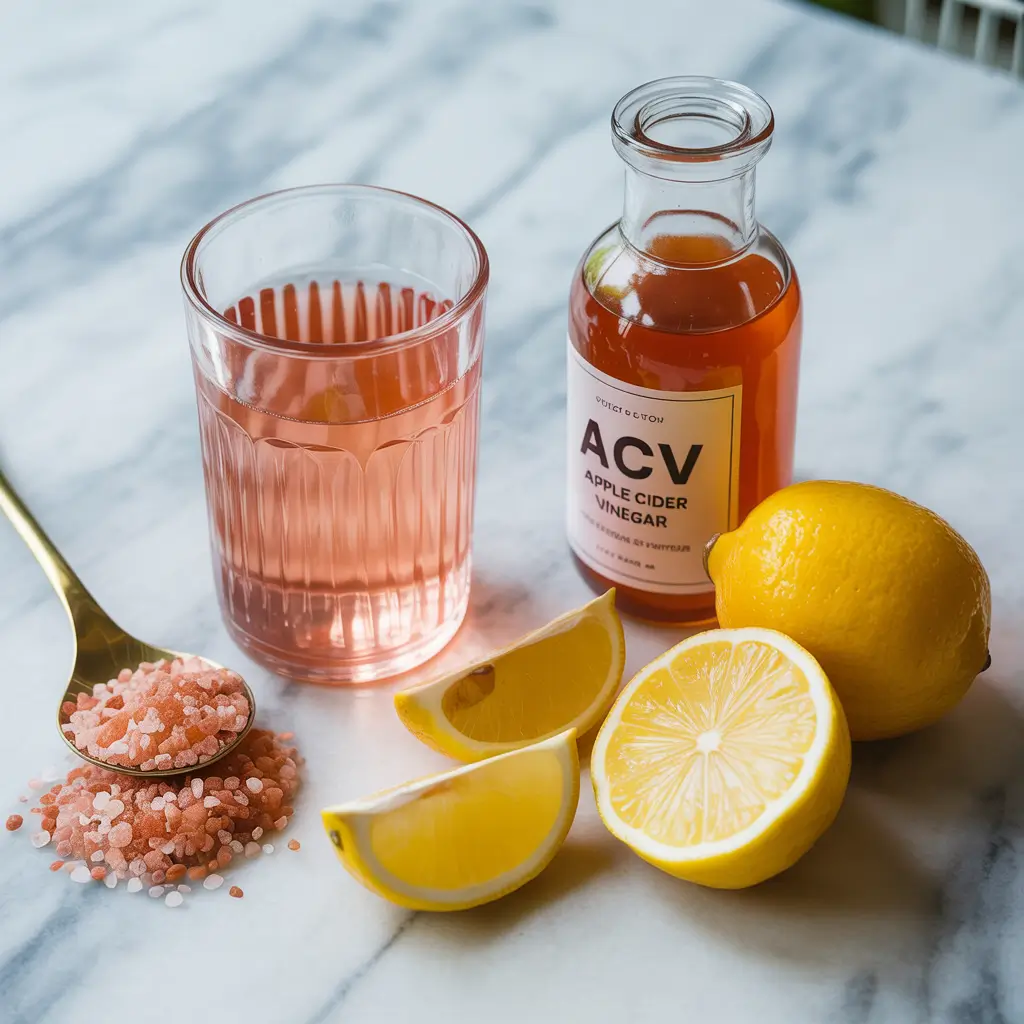  ingredients for japanese pink salt weight loss drink
