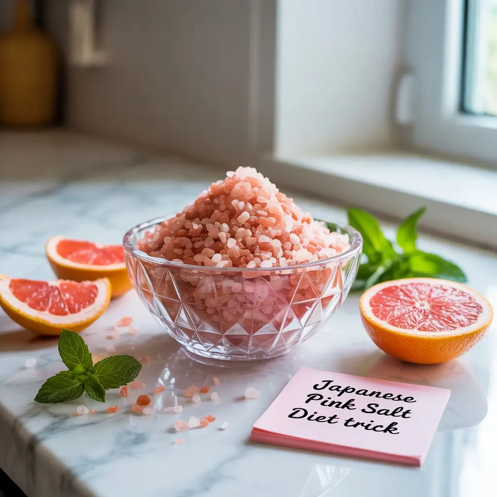 Mineral-rich pink Himalayan salt crystals