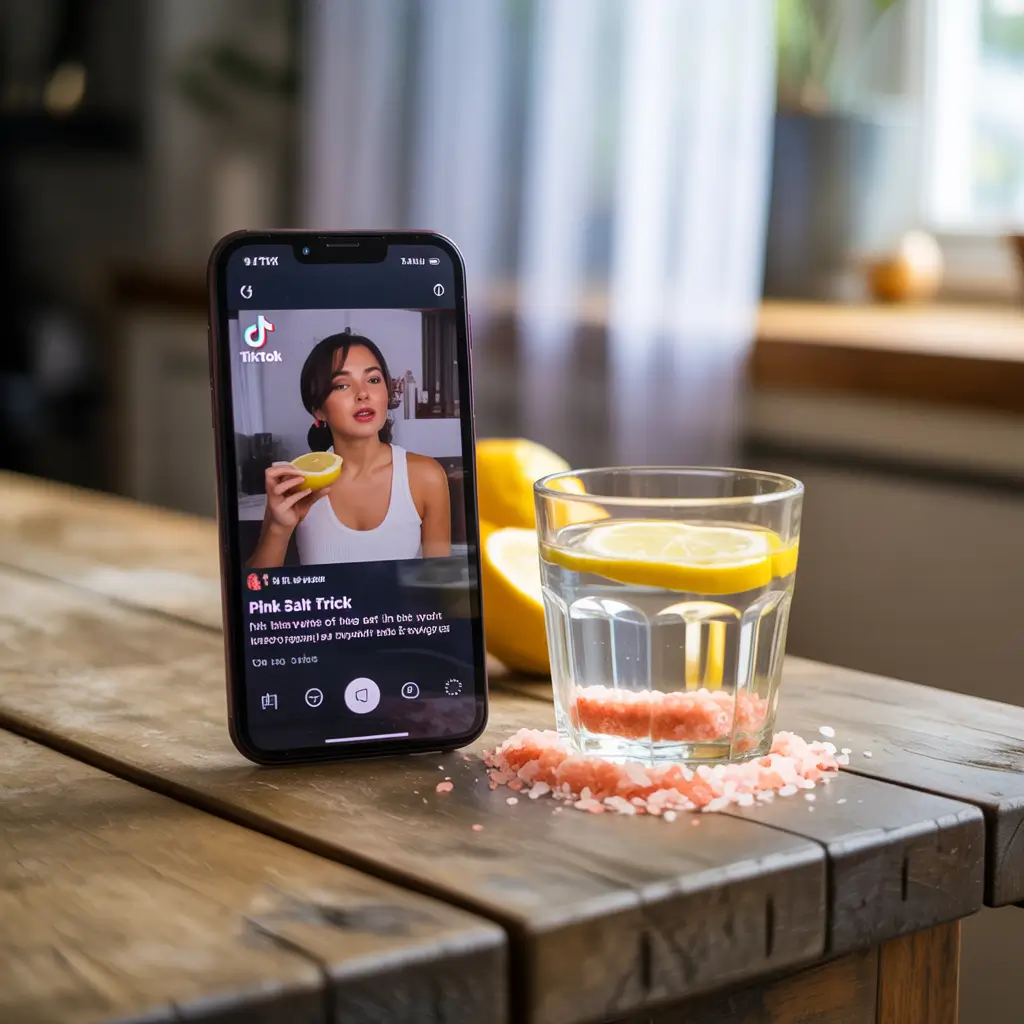 Pink salt trick trend on TikTok