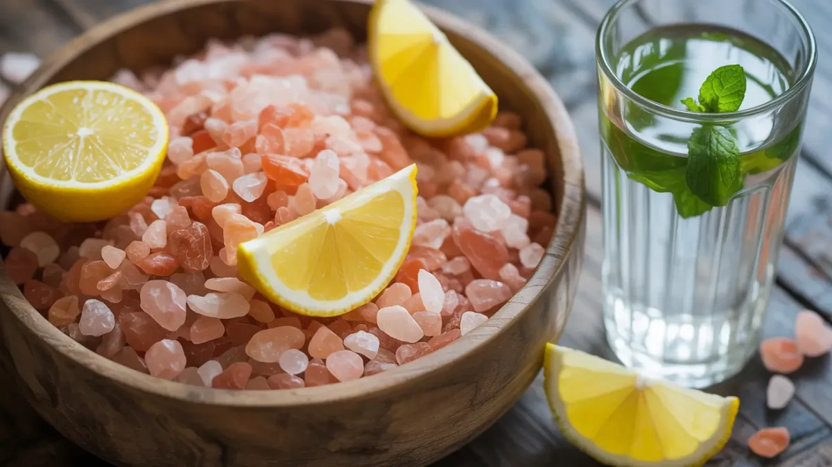 pink salt trick to lose weight detox drink