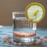 The pink salt trick drink with Himalayan pink salt and lemon
