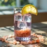 Pink salt ice diet recipe refreshing drink with lemon and ice