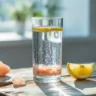 How to make pink salt diet drink with Himalayan crystals and lemon