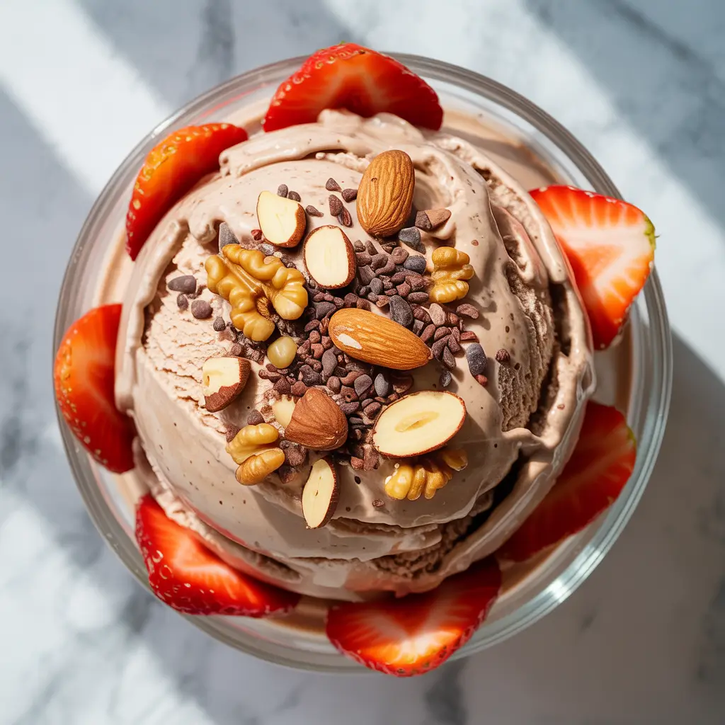 healthy whole food protein ice cream dessert