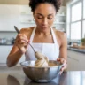 Chef Ruby preparing Protein Ice Cream – Banana-Free, 28 g Protein for HighTasty.com