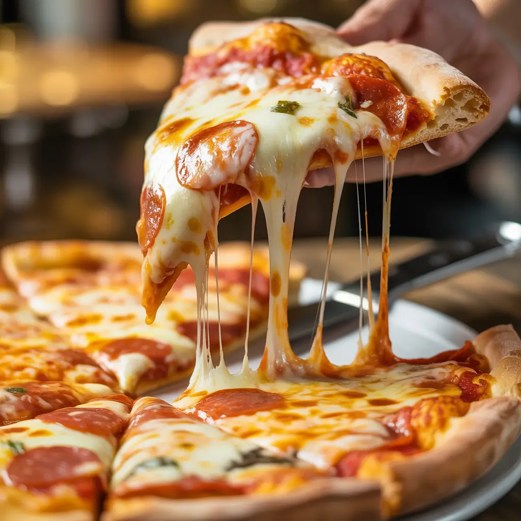 Domino’s Pizza 67 cheese pull