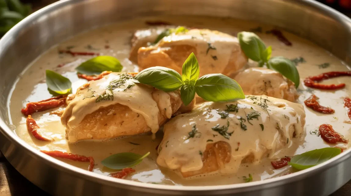 crock pot marry me chicken creamy healthy recipe