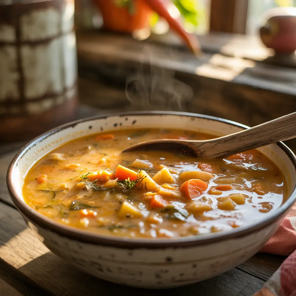 Creamy slow cooker soup for fall
