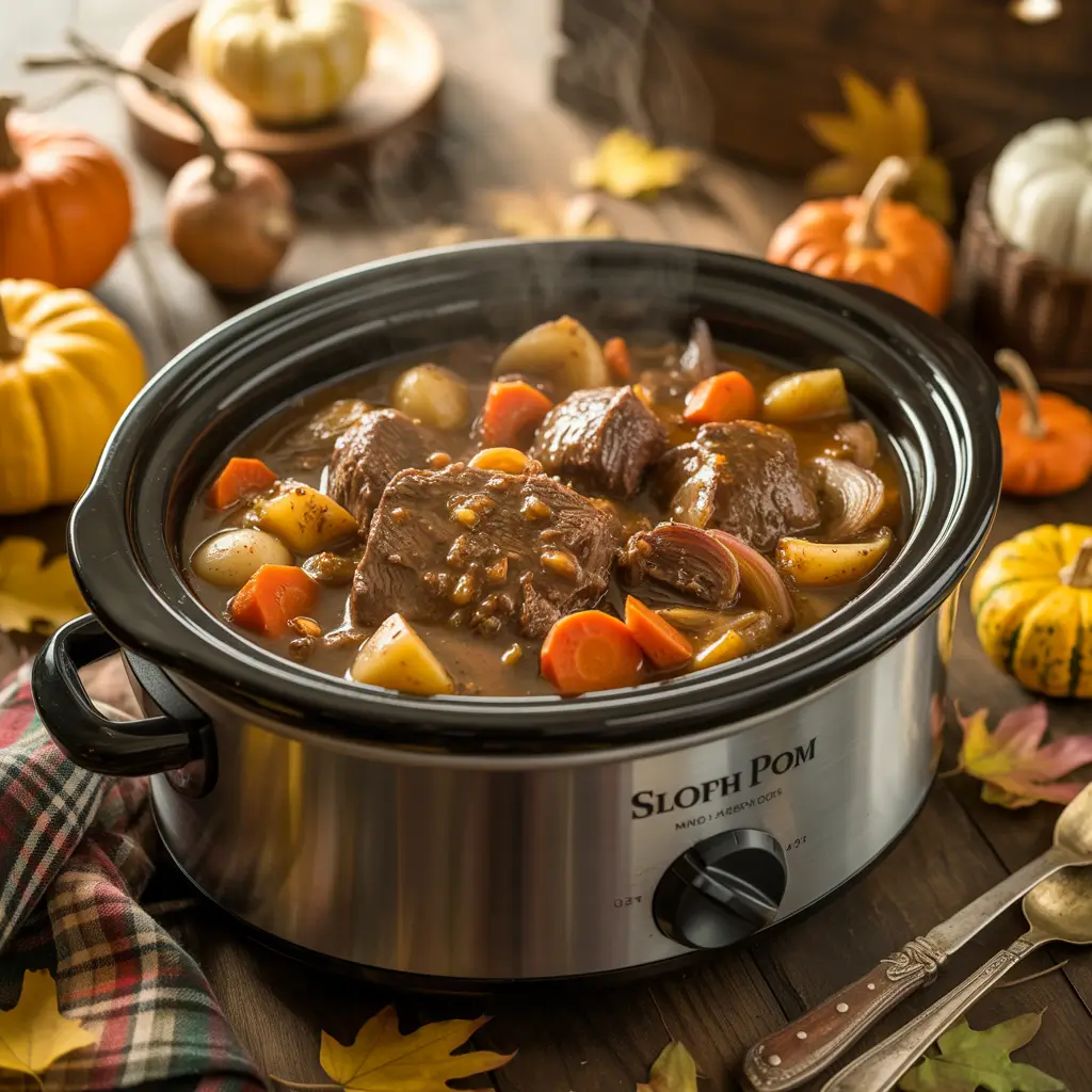 slow cooker fall comfort meals