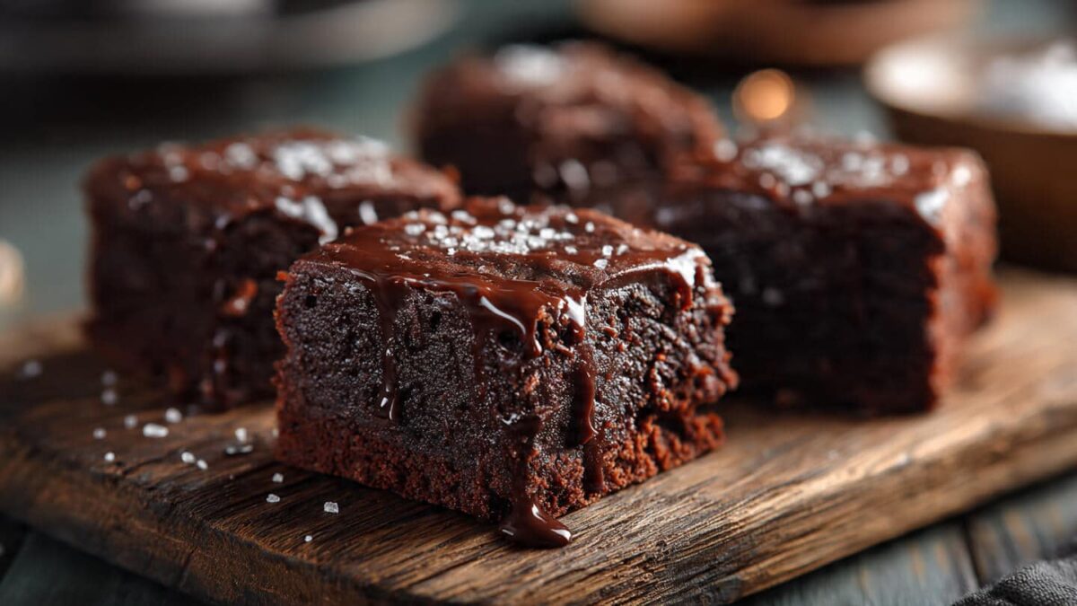 Hot Chocolate Fudge Recipe cut into squares