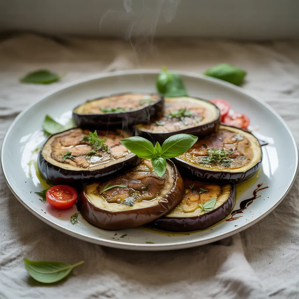 Minimal prep eggplant dinner for busy evenings