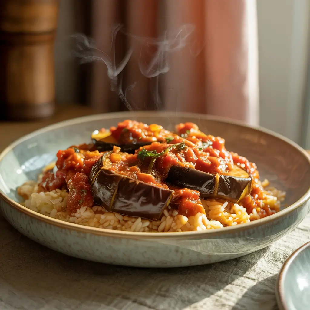 weeknight eggplant dinner