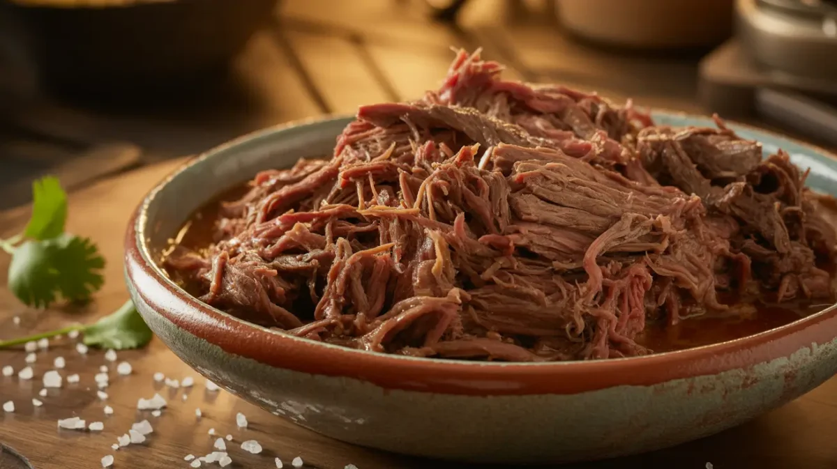 slow cooked taco beef chuck roast