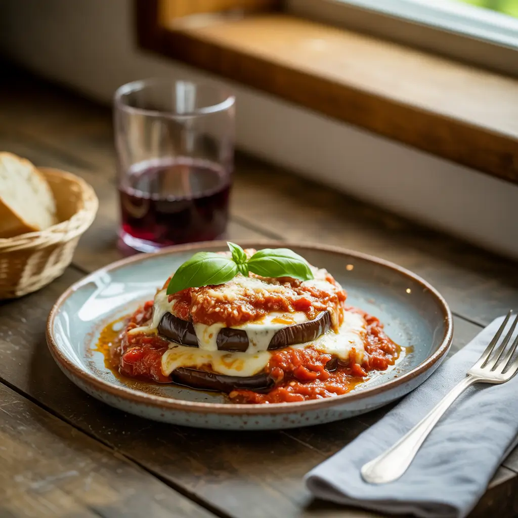 Weeknight eggplant dinner idea