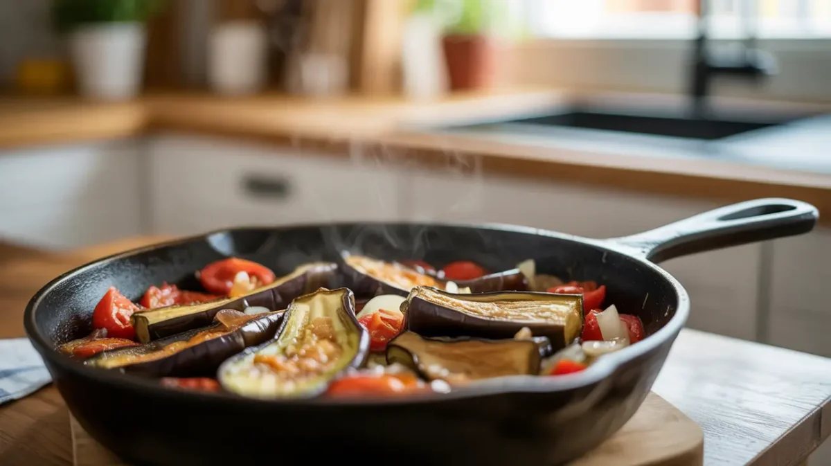 weeknight eggplant dinner