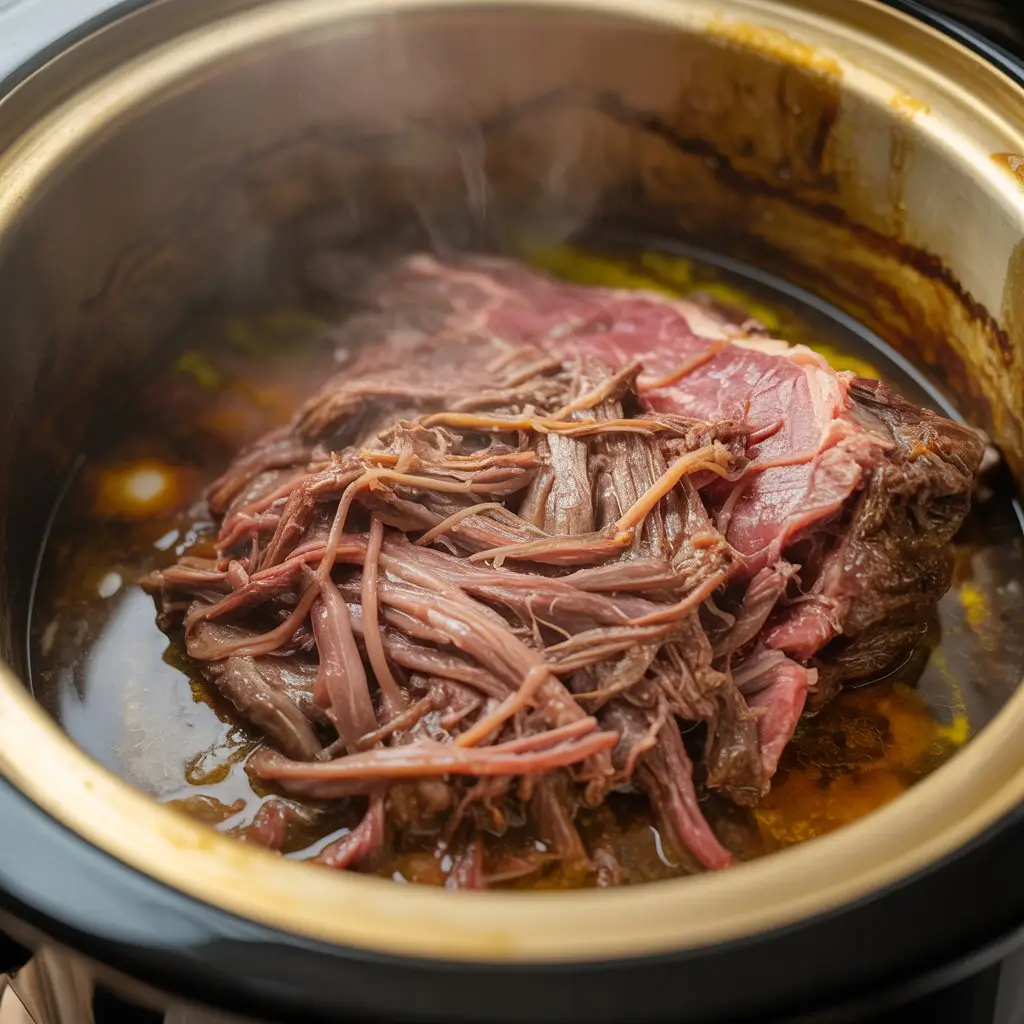 slow cooked taco beef chuck roast tender
