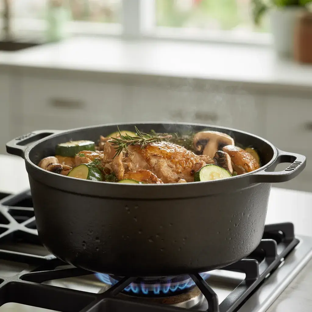 Dutch Oven for Quick Low-Carb Cooking