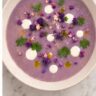 purple cauliflower soup