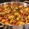 chicken wings and potatoes