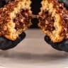 nutella stuffed cookies