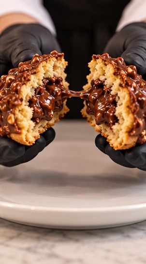 nutella stuffed cookies