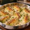 garlic parmesan melting cabbage